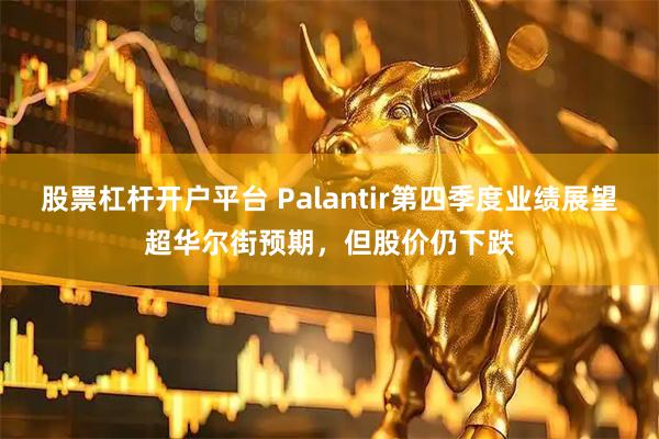 股票杠杆开户平台 Palantir第四季度业绩展望超华尔街预期，但股价仍下跌